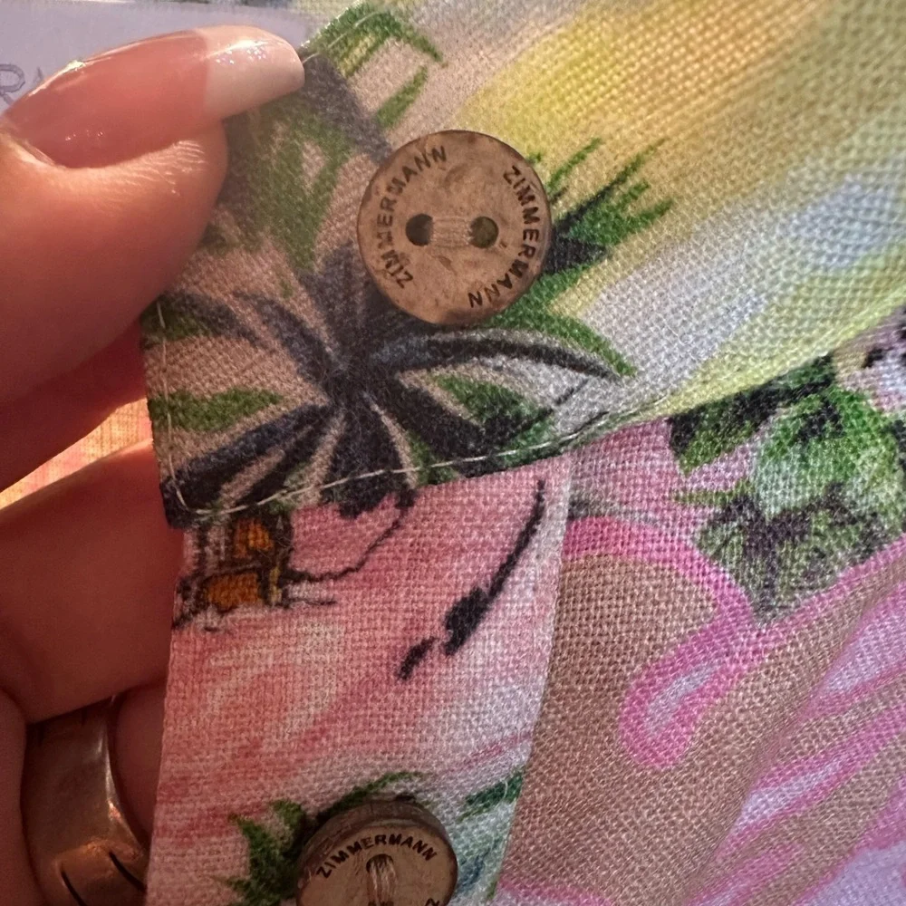 Zimmermann Multicolor Tropical Print Fabric - Picture 6 of 14